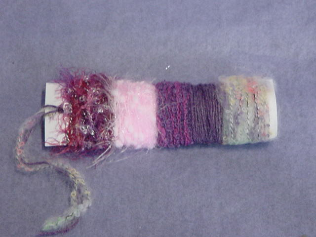 "Fanciful" Scrapbook Yarns with Bookmarker